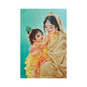 Krishna Yashoda-1 (Trayush Blue)